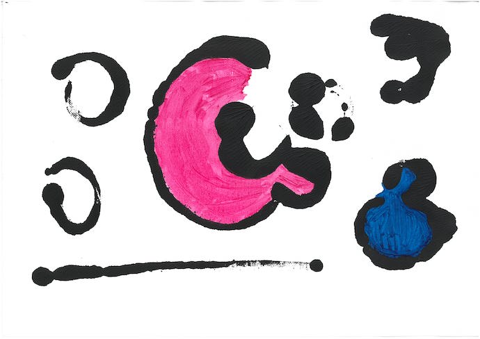 pink and blue smog